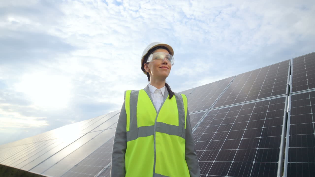 What Are the Advantages and Disadvantages of Solar Energy? 5 An engineer inspecting solar panels for solar energy advantages and disadvantages during installation.