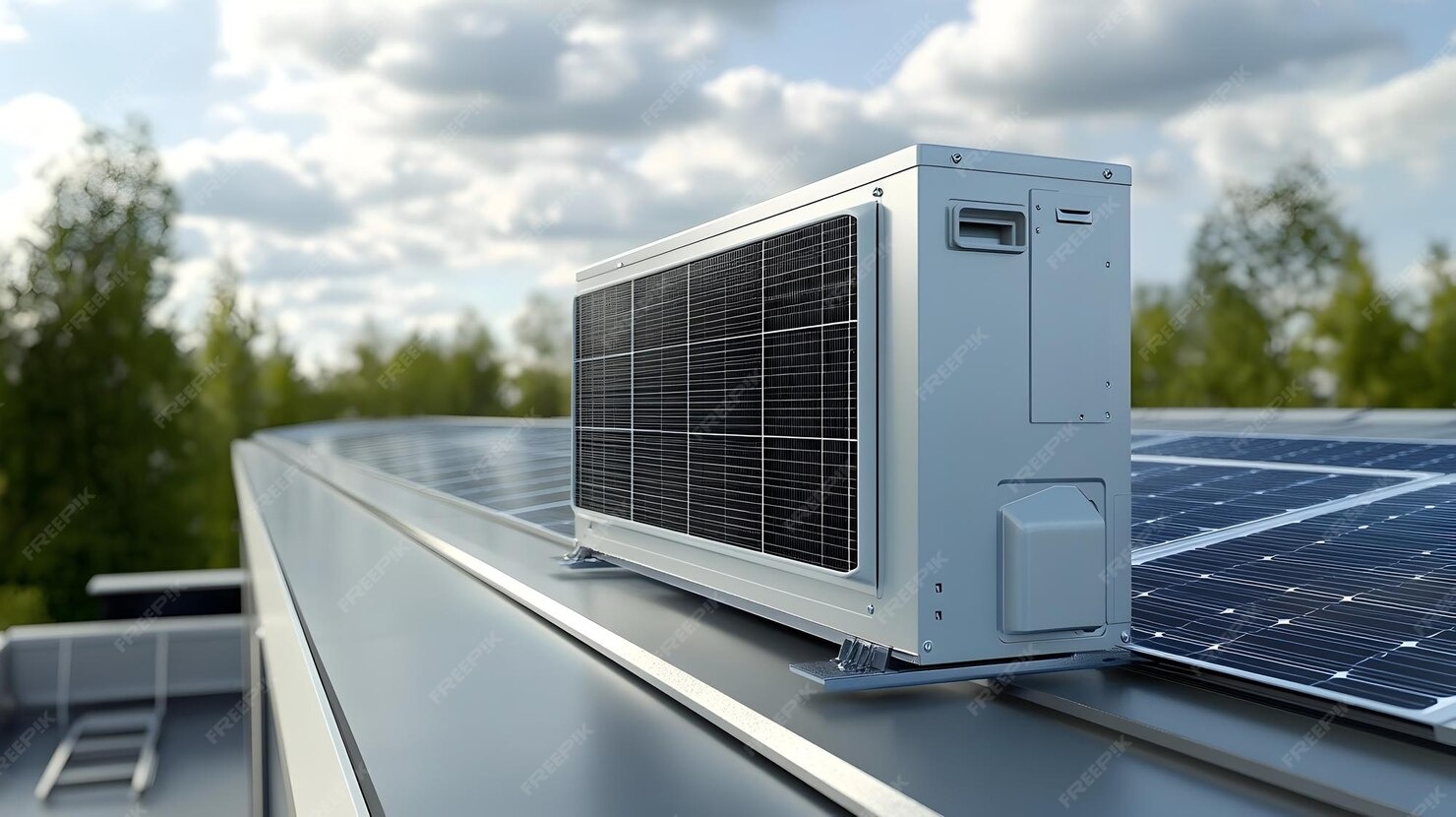 How Many Solar Panels Needed to Run AC? A Complete Guide 9 How many solar panels to run an air conditioner modern air conditioner unit powered by solar panels on the rooftop